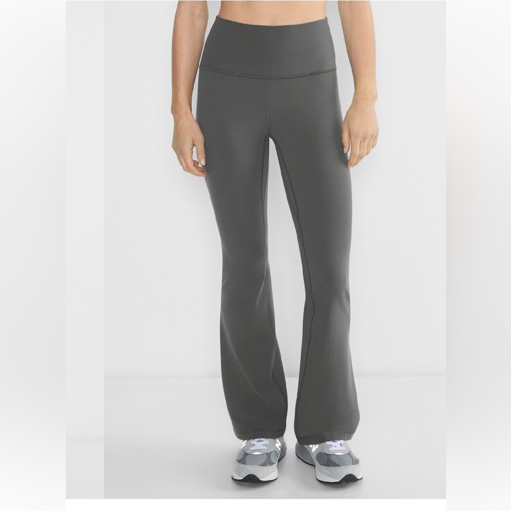TNALIFE cheeky flare leggings- Coal Grey